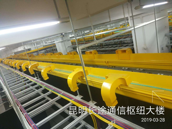 云南電信IDC數據機房走線架及尾纖槽安裝-云茂通信客戶案例