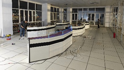 2024年新年伊始，昆明云茂為昆明第八自來水廠鈑金加工定制監控操作臺安裝到位！